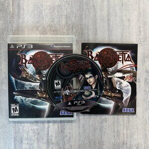 Bayonetta (Sony PlayStation 3, 2010) PS3 Complete CIB W/ Manual - Tested VGC